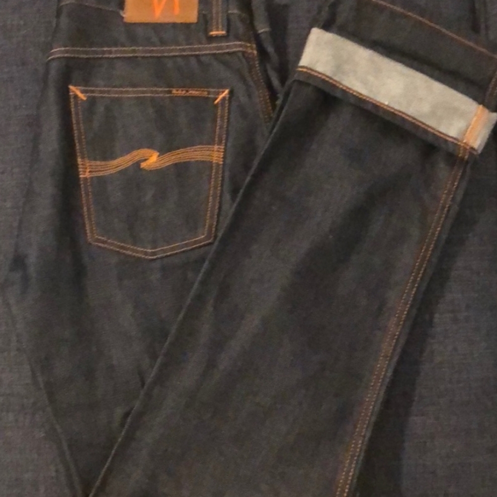 Nudie Jeans Slim Jim Dry Twill Waist:32 Length:34